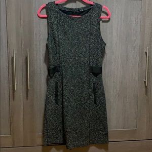 Theory black and white dress